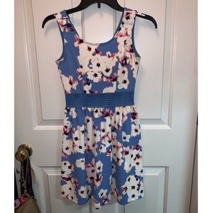 Blue flower dress